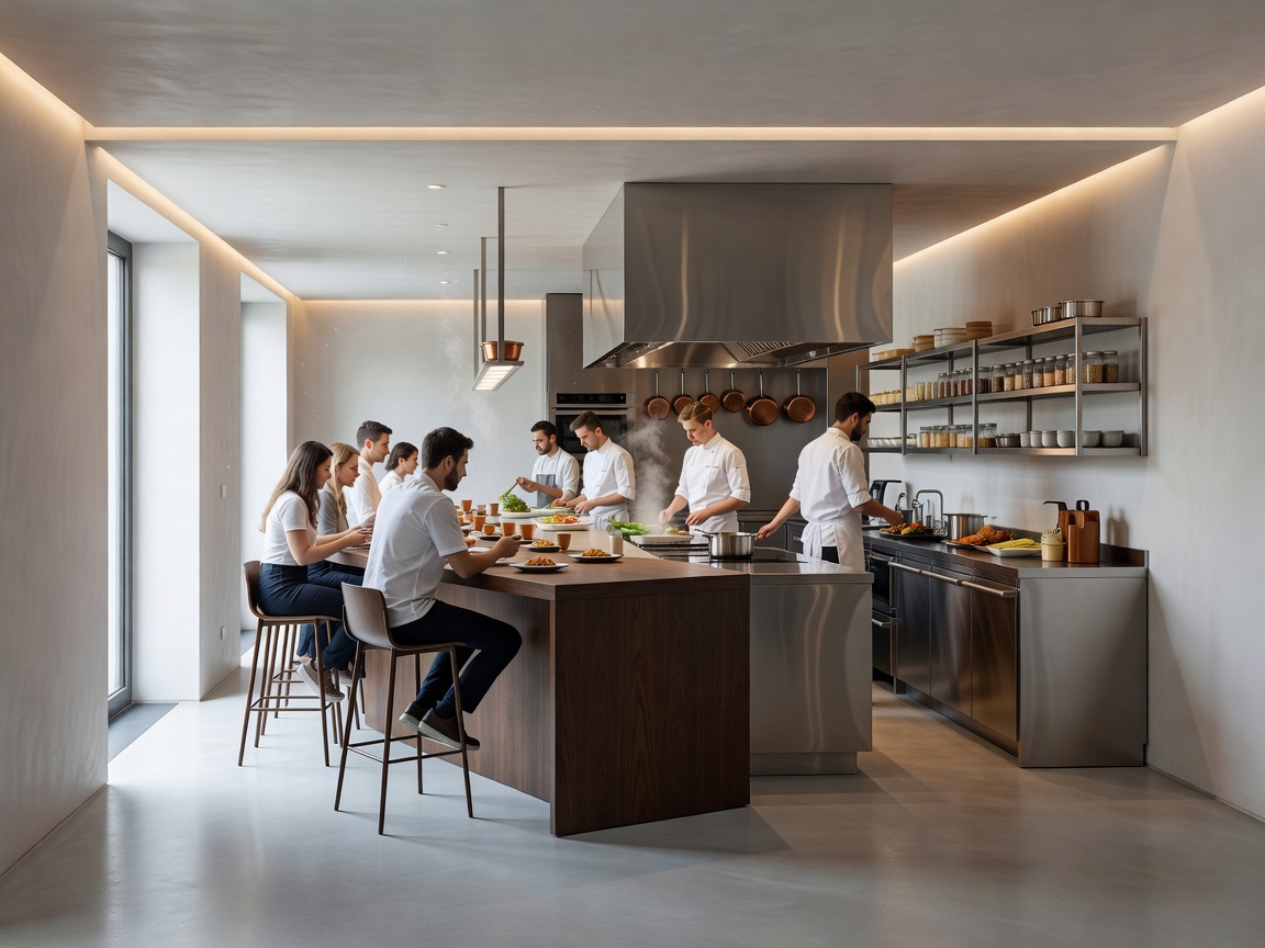 Max Cekot Kitchen Riga interior with open tasting kitchen
